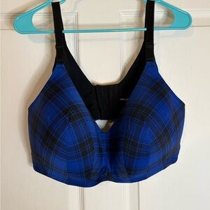 Torrid Blue Plaid Full-Coverage Wireless Bra 44D